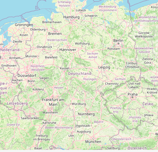 Interaktive Karte der Foerdergebiete Deutschlands